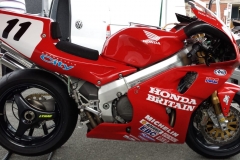 12.	1996 Honda Britain RC45 ex TT machine raced by Phillip McCallen to TT wins looked after by Dennis Willie owner P. M. C. In 2017 we did the World’s biggest collection of race RC45s with sixteen bikes.