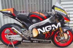 19. Moto2 GP bike very special 2012 FTR-M212-NGM bike rider Alex De Angelis won the Malaysian GP on it, owner Mick Loughlin.