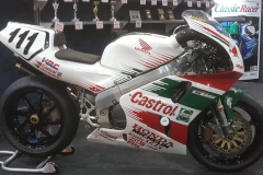 8.	1998 Castrol World Superbike RC45 Aaron Slight (tribute) this bike has been used many times by Aaron especially at Goodwood owner Mike ‘the bulb’ Loughlin from Jersey.